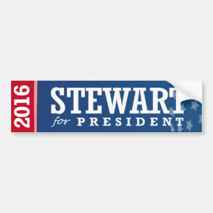 ADESIVO PARA CARRO STEWART PARA O PRESIDENTE 2016