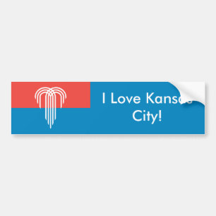 Adesivo Para Carro Sticker Flag de Kansas City, Missouri