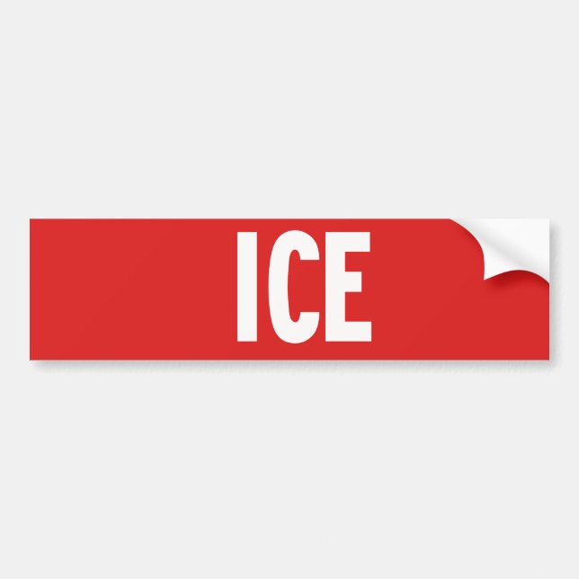 Adesivo Para Carro stop sign ice (Frente)