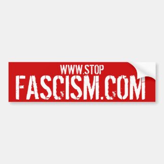 Adesivo Para Carro STOPFASCISM.COM - Pare o autocolante no vidro