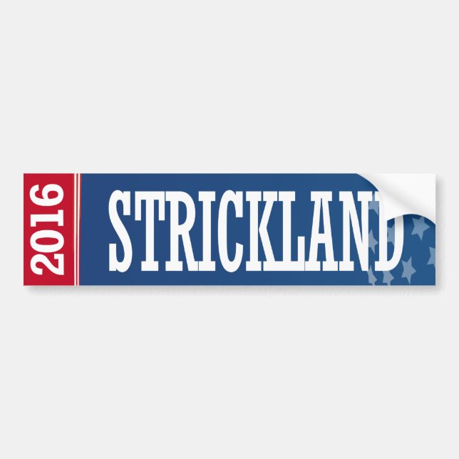 Adesivo Para Carro Strickland - Ted Strickland 2016 (Frente)