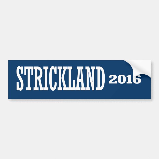 Adesivo Para Carro Strickland - Ted Strickland 2016 (Frente)