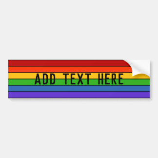 Adesivo Para Carro Stripe Rainbow | Personalizar