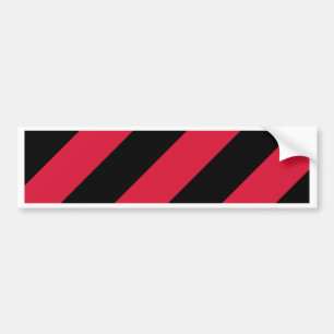 Adesivo Para Carro Stripes Vermelhas e Pretas