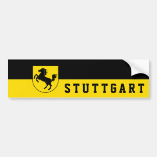 Adesivo Para Carro Stuttgart Flag (Alemanha)