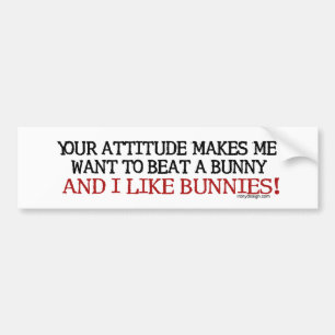 Adesivo Para Carro Sua atitude faz-me Bumpersticker