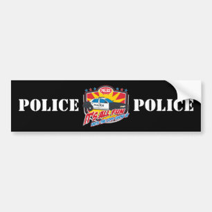 Adesivo Para Carro Sua toda a polícia do divertimento