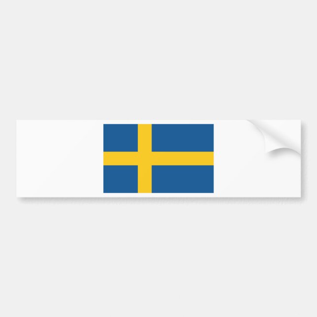 Adesivo Para Carro Suecia / Sverige (Frente)