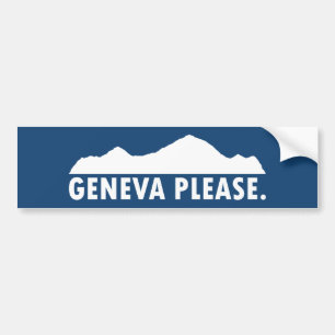 Adesivo Para Carro Suiça de Genebra, por favor