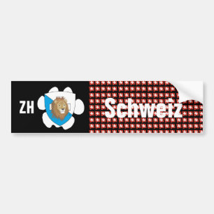 Adesivo Para Carro Suíça Svizzera Suisse Zurique autocolante de