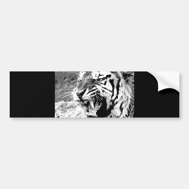 Adesivo Para Carro Sumatran Tiger (Frente)