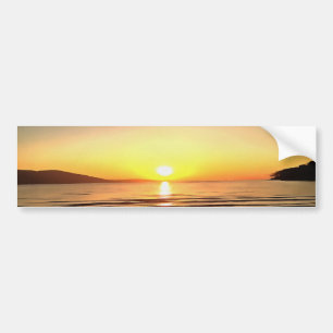 Adesivo Para Carro Sunset do outono artístico no Egeu