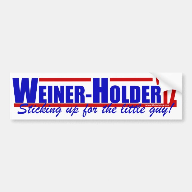 Adesivo Para Carro Suporte '12 de Weiner - Anthony Weiner - suporte (Frente)
