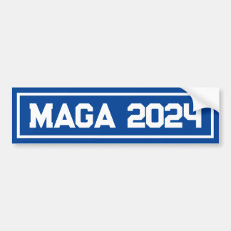 Adesivo Para Carro Suporte Trump MAGA 2024