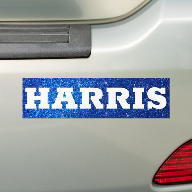 Adesivo Para Carro Support Kamala Harris 2024 Glitter Progress Unity (No carro)