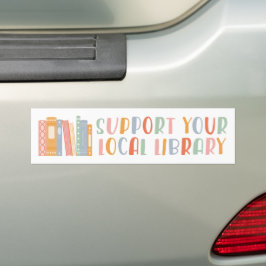 Adesivo Para Carro Support Your Local Library