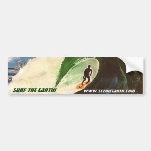 Adesivo Para Carro Surfe no Surfer Ocean Tube Ride Car Sticker Art
