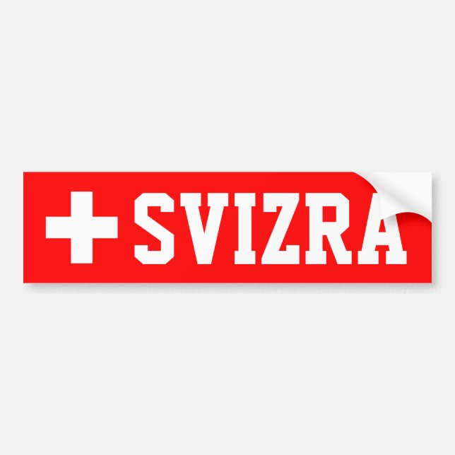 Adesivo Para Carro Svizra (Frente)