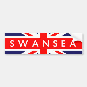 Adesivo Para Carro Swansea UK Flag