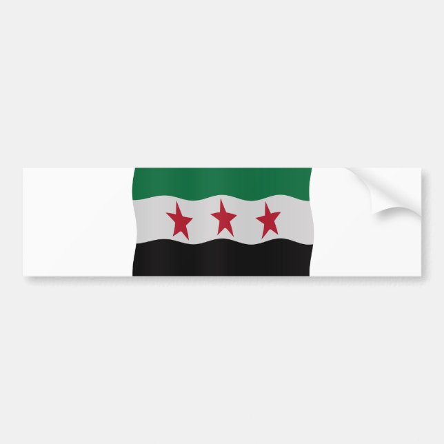 Adesivo Para Carro Syrian Republic Flag 1932-59 1961-63 (Frente)