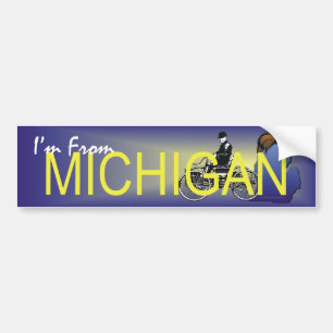 Adesivo Para Carro T eu sou de Michigan