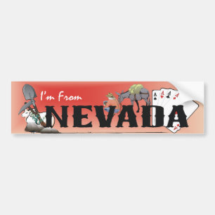 Adesivo Para Carro T eu sou de Nevada