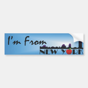 Adesivo Para Carro T eu sou de New York