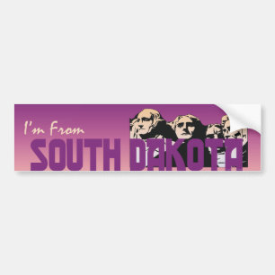 Adesivo Para Carro T eu sou de South Dakota