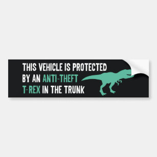 Adesivo Para Carro T-Rex antirroubo