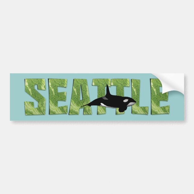 Adesivo Para Carro T Seattle (Frente)