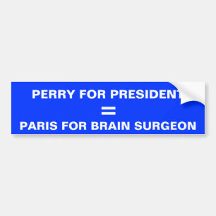 Adesivo Para Carro t-shirt 2012 da eleição do anti-perry