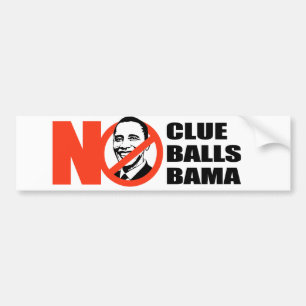 Adesivo Para Carro T-shirt de Anti-Obama - nenhum indício Nobama