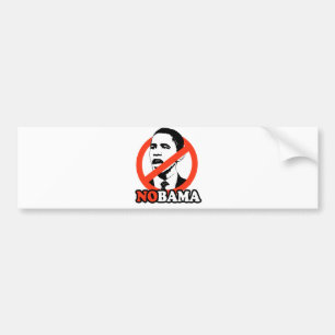 ADESIVO PARA CARRO T-SHIRT DE ANTI-OBAMA/NOBAMA