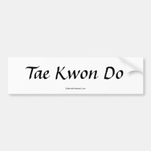 Adesivo Para Carro Tae Kwon faz o autocolante no vidro traseiro