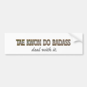 ADESIVO PARA CARRO TAEKWONDO