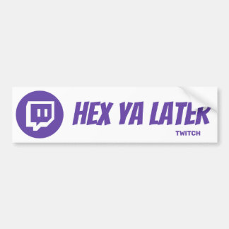 Adesivo Para Carro Tag do Twitch