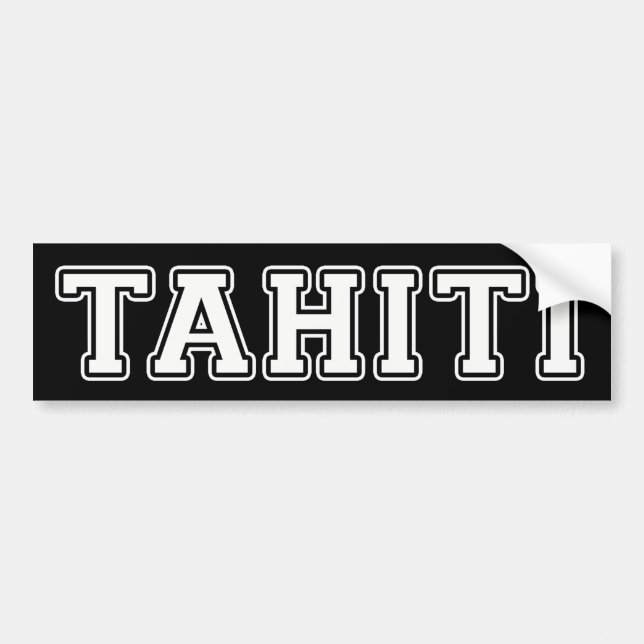 Adesivo Para Carro Tahiti (Frente)