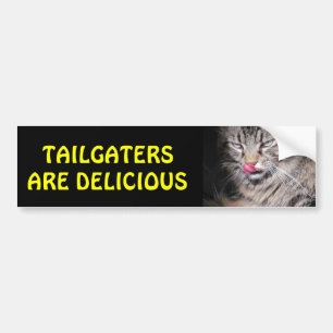 Adesivo Para Carro Tailgaters é gatinho mal-humorado delicioso