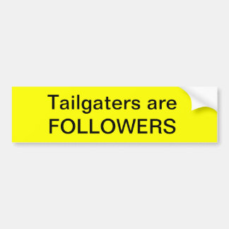 Adesivo Para Carro Tailgaters é SEGUIDORES