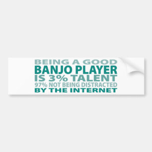 Adesivo Para Carro Talento do jogador 3% do banjo