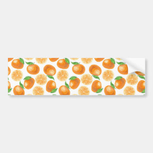 Adesivo Para Carro Tangerinas de aquarela