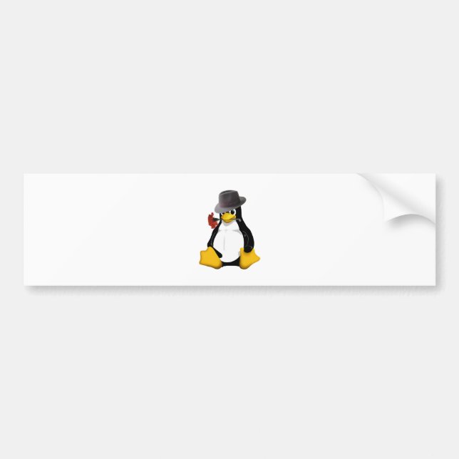 Adesivo Para Carro Tango de Linux (Frente)