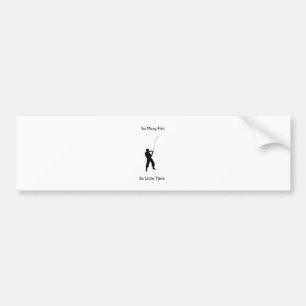 Adesivo Para Carro "Tão muitos peixes design de tão pouca hora"