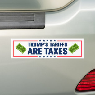 Adesivo Para Carro Tarifas De Tremor São Impostos Anti-Trump