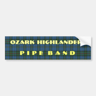 Adesivo Para Carro Tartan e texto da banda
