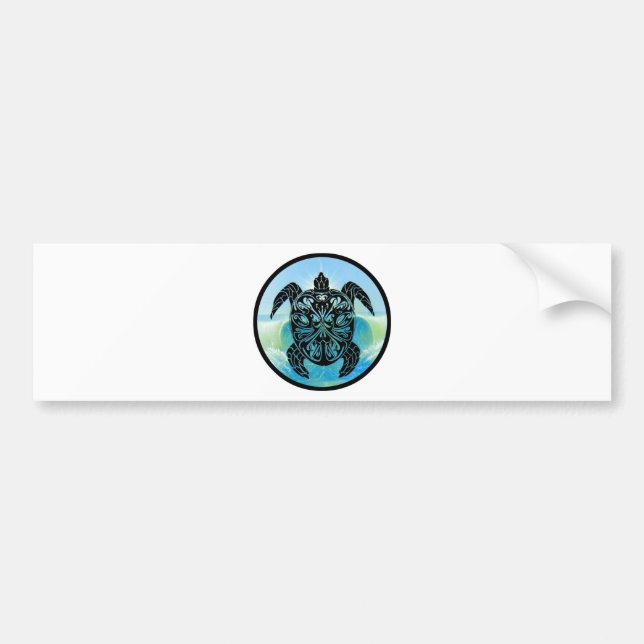 Adesivo Para Carro Tartaruga de mar celta (Frente)