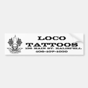 Adesivo Para Carro Tatuagens do louco do apoio!!