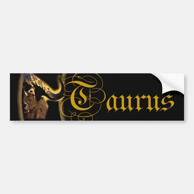Adesivo Para Carro Taurus Celestrial Moon (Frente)