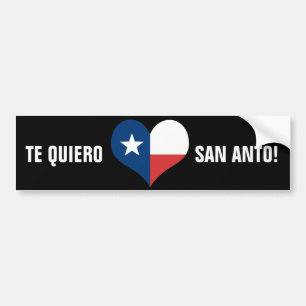 Adesivo Para Carro Te Quiero San Anto!