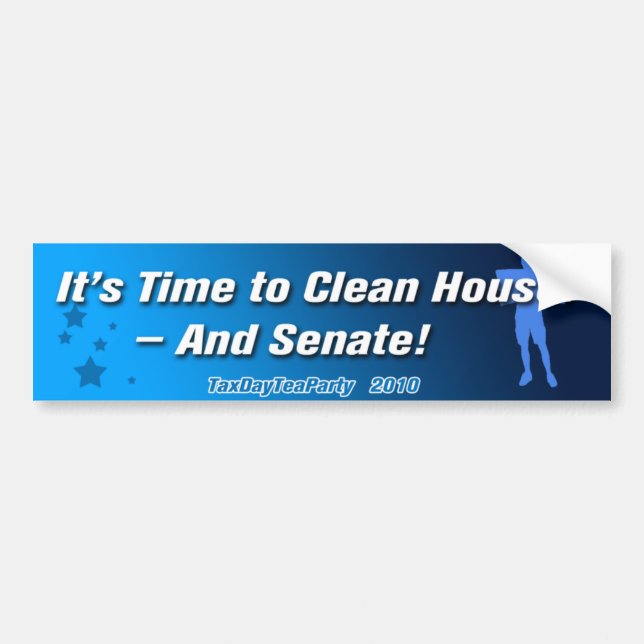 Adesivo Para Carro Tea party Bumpersticker (Frente)